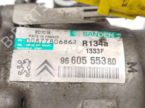 AC compressor PEUGEOT 407 (6D_) 2.0 HDi 135 (6DRHRH, 6DRHRE, 6DRHRG, 6DRHRJ) | BP28585067M34