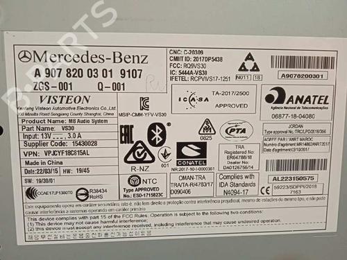 Radio MERCEDES-BENZ SPRINTER 4-t Van (B907, B910) 419 CDI RWD (907.643, 907.645, 907.647) | BP26207823E6