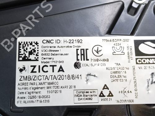 Instrument cluster SEAT IBIZA V (KJ1, KJG) | BP19256466C47