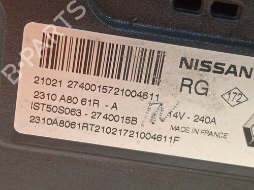 Alternator RENAULT CAPTUR II (HF_) TCe 140 (HFN0) | BP26209627M7