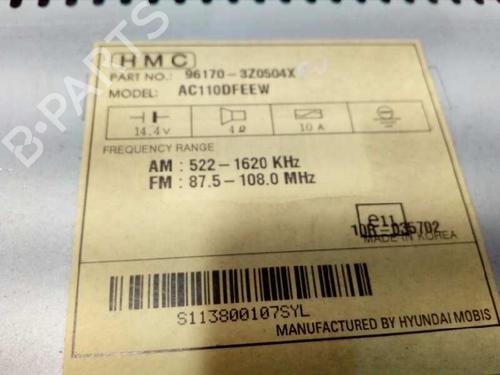 Radio HYUNDAI i40 I CW (VF) 1.7 CRDi | BP4461378E6 