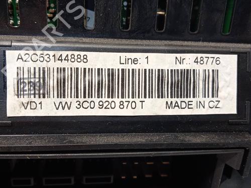 Instrument cluster VW PASSAT B6 (3C2) 2.0 FSI | BP27694685C47 