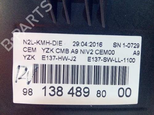 Instrument cluster PEUGEOT 208 I (CA_, CC_) 1.6 BlueHDi 100 | BP5048830C47