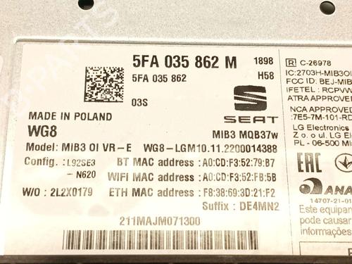 Electronic module CUPRA FORMENTOR (KM7, KMP) 2.0 TDI 4Drive | BP38435008M83  - Image 5
