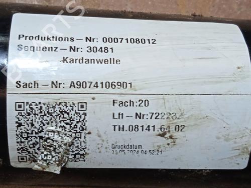 Driveshaft MERCEDES-BENZ SPRINTER 4-t Van (B907, B910) 419 CDI RWD (907.643, 907.645, 907.647) | BP30173765M37 - Image 10