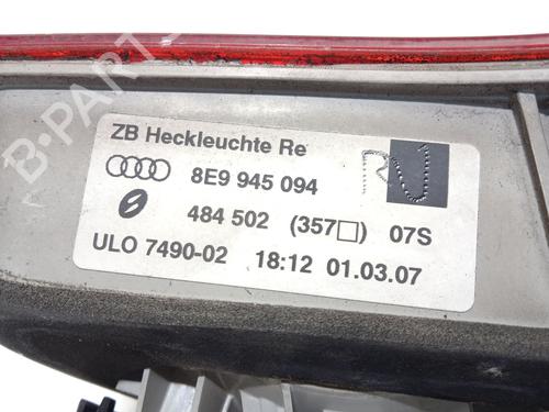 Højre baklys, luke AUDI A4 B7 Avant (8ED) 2.0 TDI quattro | BP28536937C80