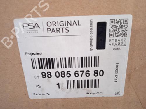 Right headlight CITROËN JUMPY III Van (V_) 2.0 BlueHDi 120 | BP26208390C29 