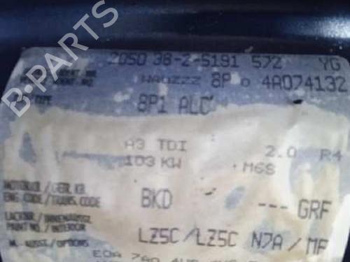 Rear bumper AUDI A3 (8P1) 2.0 TDI 16V | BP7304923C8 
