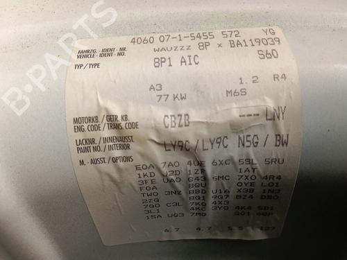 Left sun visor AUDI A3 (8P1) 1.2 TSI | BP36997024I1 - Image 12