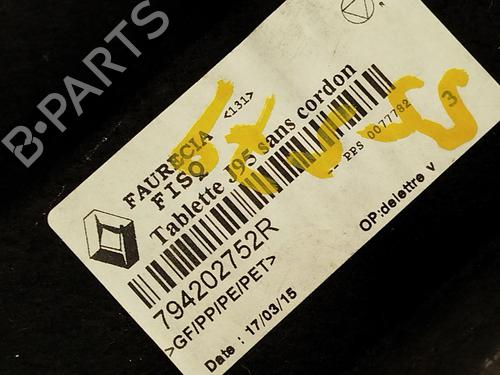 Rear parcel shelf RENAULT SCÉNIC III (JZ0/1_) 1.5 dCi (JZ02, JZ0R) | BP25622895C85 