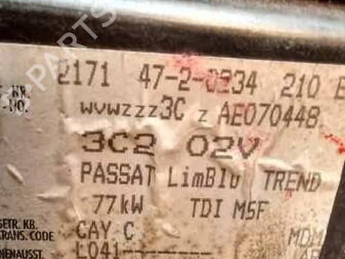 Driver airbag VW PASSAT B6 (3C2) 1.6 TDI | BP4464154C9 