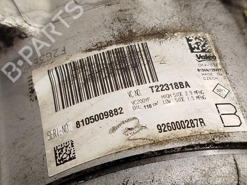 AC compressor DACIA SANDERO II 1.0 SCe 75 (B8JC, B8JD, B8NC) | BP32091517M34 