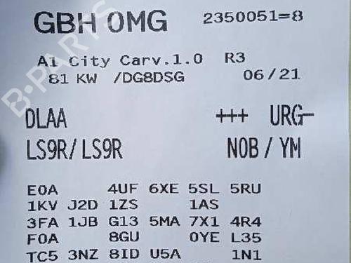 Right front brake caliper AUDI A1 Sportback (GBA) 35 TFSI | BP11562628M104 