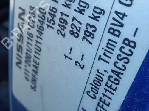 Left taillight NISSAN NOTE (E11, NE11)  | BP11373759C34 