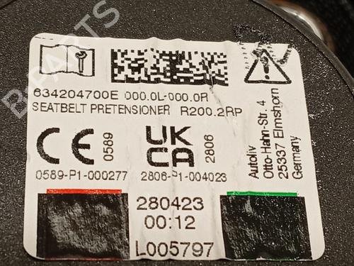 Front right seatbelt MERCEDES-BENZ SPRINTER 4-t Van (B907, B910) 419 CDI RWD (907.643, 907.645, 907.647) | BP33176392I25 - Image 3