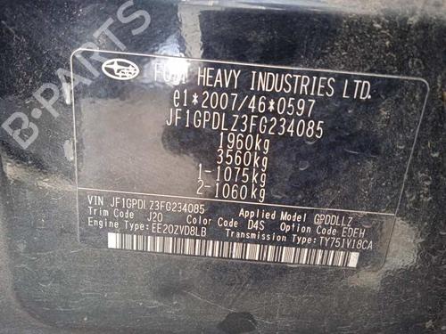 Climate control SUBARU XV (_GP_) 2.0 D AWD (GPD) | BP15592432I5 