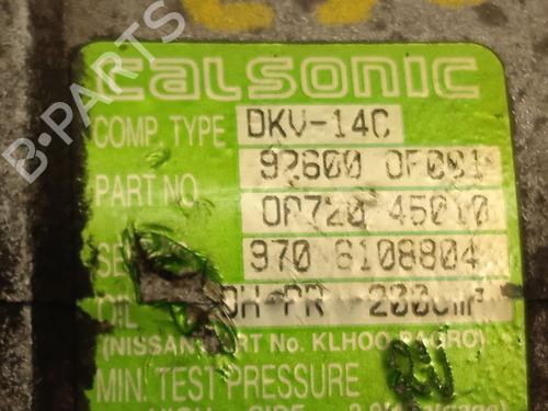 AC compressor NISSAN TERRANO II (R20)  | BP20317363M34