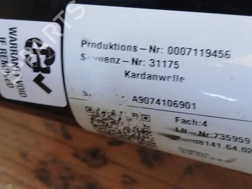 Driveshaft MERCEDES-BENZ SPRINTER 4-t Van (B907, B910) 419 CDI RWD (907.643, 907.645, 907.647) | BP26209874M37 