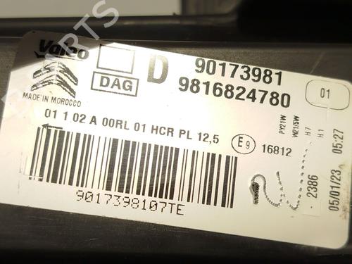 Right headlight CITROËN BERLINGO Box Body/MPV (K9) e-Berlingo | BP29309318C29 