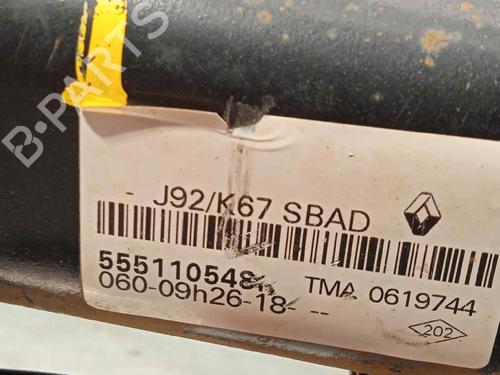 Rear axle DACIA DOKKER Express Box Body/MPV 1.5 dCi 75 / Blue dCi 75 (FEJW, FEAH) | BP17078140M2 