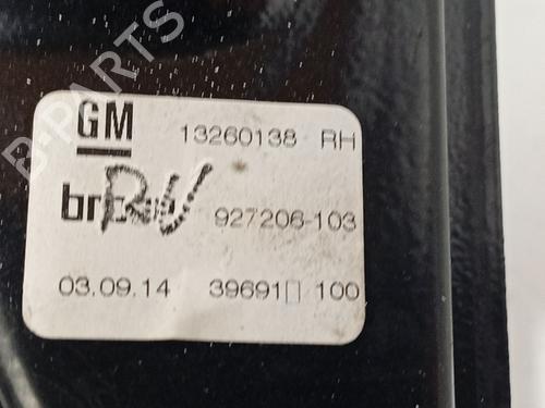 Front right window mechanism OPEL ZAFIRA TOURER C (P12) 2.0 CDTi (75) | BP26731480C23 