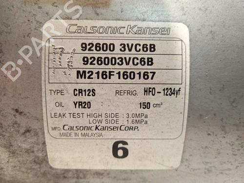 AC compressor NISSAN JUKE (F15) 1.5 dCi | BP26546566M34 