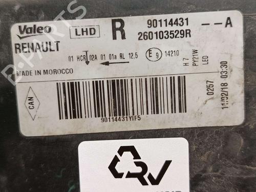 Right headlight DACIA SANDERO II 1.0 SCe 75 (B8JC, B8JD, B8NC) | BP39164896C29 - Image 5