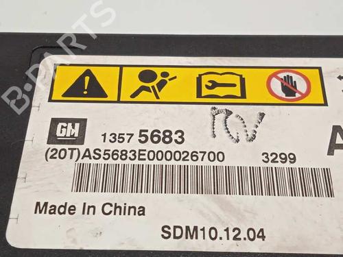 ECU airbags OPEL ASTRA J (P10)  | BP10983318M53 