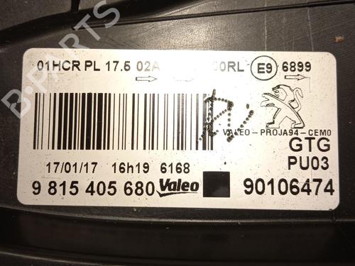 Left headlight PEUGEOT 2008 I (CU_) 1.2 THP 110 / PureTech 110 | BP23256767C28  - Image 6