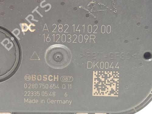 Throttle body RENAULT MEGANE IV Hatchback (B9A/M/N_) 1.3 TCe 140 (B9NB) | BP28152603M82 