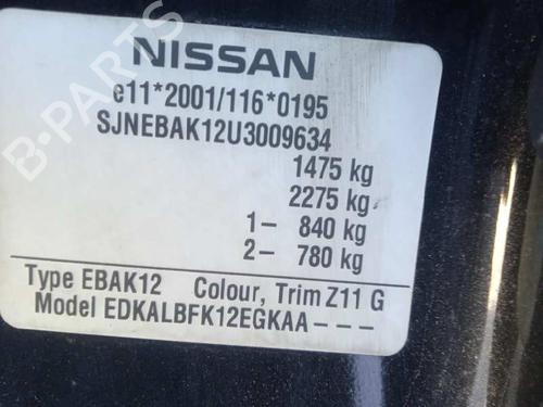 Left headlight NISSAN MICRA III (K12) 1.2 16V | BP13687269C28