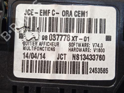 Display monitor CITROËN C3 II (SC_) 1.0 VTi 68 | BP28098390C48 