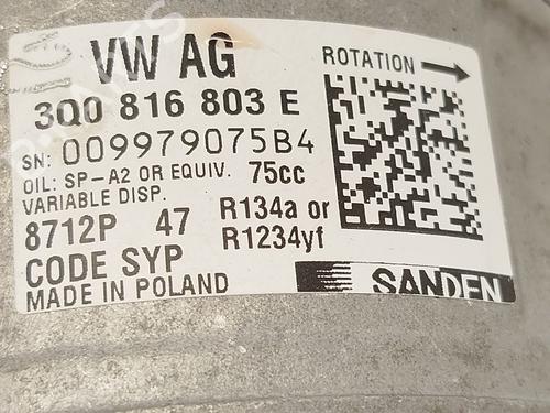 AC compressor SEAT IBIZA V (KJ1, KJG) 1.5 TSI | BP36014649M34 - Image 4