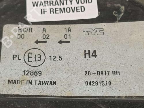 Right headlight SUZUKI SX4 (EY, GY) 1.9 DDiS 4x4 (RW419D) | BP37793285C29 - Image 6