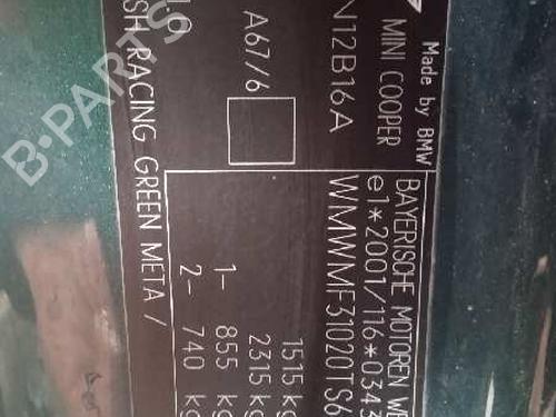 Left front fenders MINI MINI (R56) Cooper | BP17199355C41 