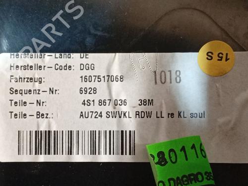 Bagagerumsgulv AUDI R8 (4S3, 4SP) 5.2 FSI Plus quattro | BP31089402I33 