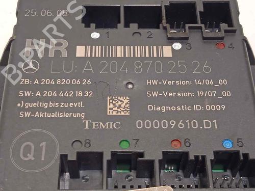 Electronic module MERCEDES-BENZ C-CLASS (W204) C 220 CDI (204.008) | BP16904748M83