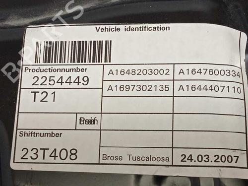 Rear left window mechanism MERCEDES-BENZ M-CLASS (W164) ML 320 CDI 4-matic (164.122) | BP10047045C24