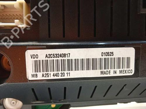 Instrument cluster MERCEDES-BENZ M-CLASS (W164)  | BP16150717C47