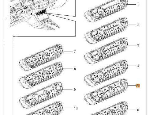 Climate control OPEL GRANDLAND / GRANDLAND X (A18, P1UO) 1.6 Turbo D (75) | BP15215606I5 