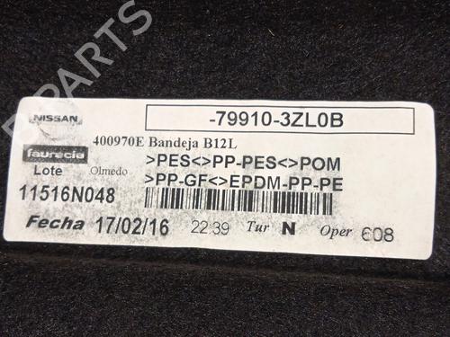 Rear parcel shelf NISSAN PULSAR Hatchback (C13) 1.5 dCi | BP29713382C85 