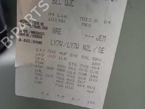 Rim AUDI A4 B7 (8EC) 2.0 TDI | BP10622273C45 