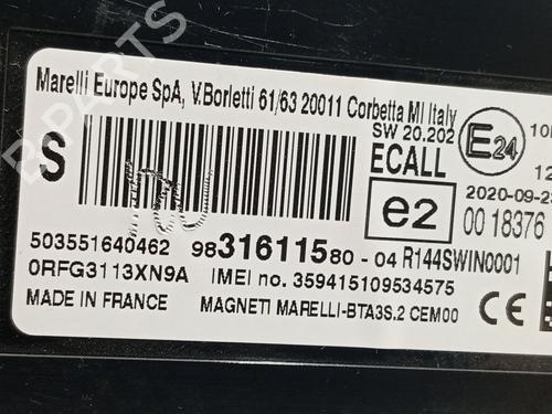 Electronic module PEUGEOT RIFTER 1.5 BlueHDi 130 | BP35952194M83 - Image 4