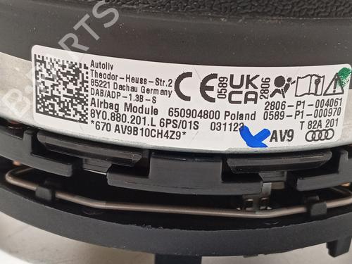 Airbag Kit AUDI A3 Sportback (8YA, 8YF) 30 TFSI | BP32313589C86 