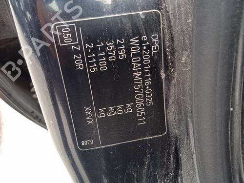 Left front fenders OPEL ZAFIRA / ZAFIRA FAMILY B (A05) 1.9 CDTI (M75) | BP21052917C41 
