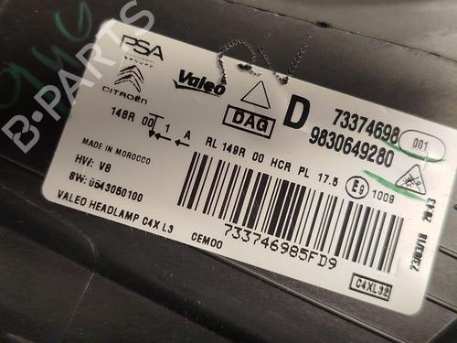 Right headlight CITROËN C4 III (BA_, BB_, BC_)  | BP29401554C29 