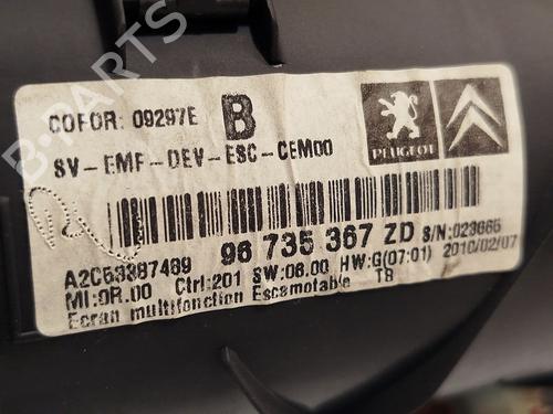 Display monitor PEUGEOT 5008 (0U_, 0E_) 1.6 HDi | BP24888438C48 