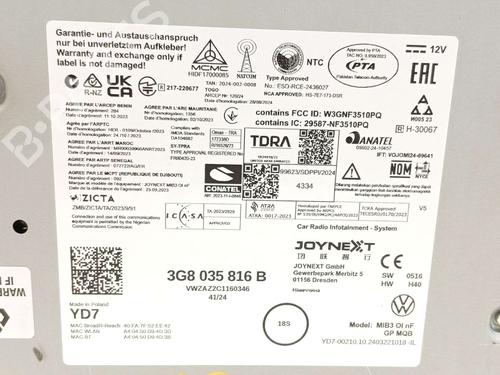Electronic module VW T-ROC (A11, D11) 2.0 TDI | BP38012237M83  - Image 6