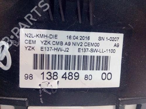 Instrument cluster PEUGEOT 208 I (CA_, CC_) 1.6 HDi / BlueHDi 75 | BP4823496C47