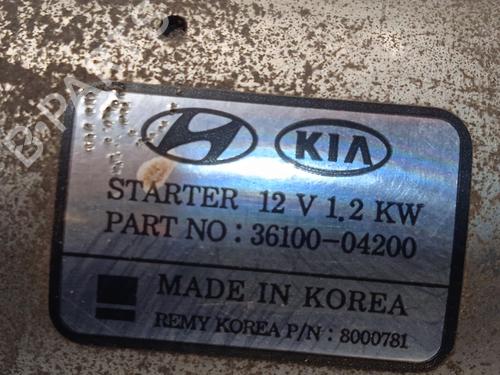 Startmotor HYUNDAI KONA (OS, OSE, OSI) 1.0 T-GDi | BP24363698M8 
